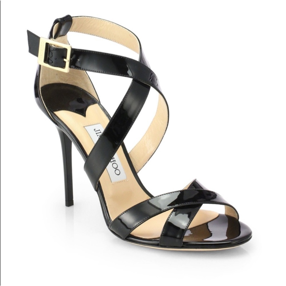 Jimmy Choo Glossy Black Heels